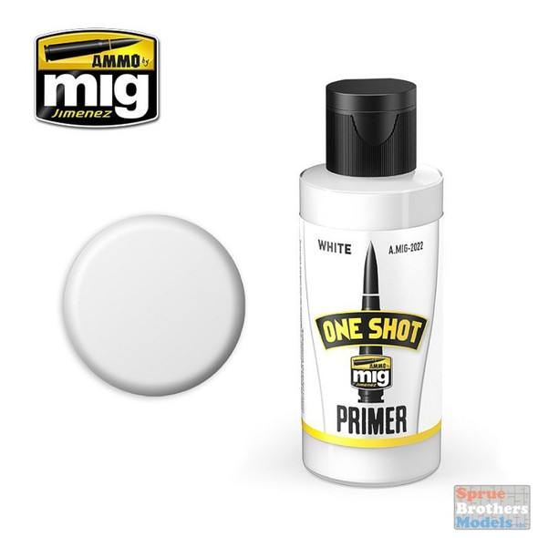 AMM2022 AMMO by Mig One Shot Primer - White (60ml)