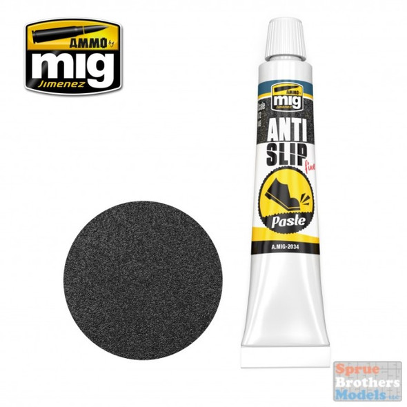 AMM2034 AMMO by Mig Anti Slip Paste - Black Color (for 1/48 1/72)