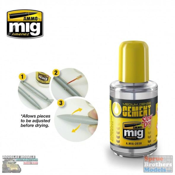 AMM2038 AMMO by Mig - Medium Dense Cement Slow Dry 30ml