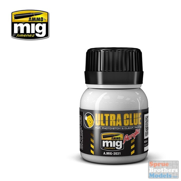 AMM2031 AMMO by Mig - Ultra Glue 40ml (for Photo Etch, Clear Part & More)