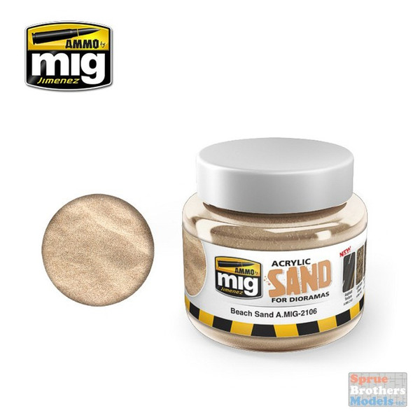 AMM2106 AMMO by Mig Acrylic Mud for Dioramas - Beach Sand Ground