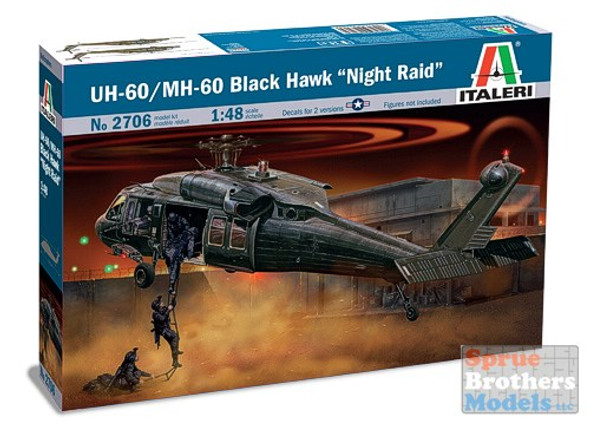 ITA2706 1:48 Italeri UH-60 / MH-60 Black Hawk Night Raid