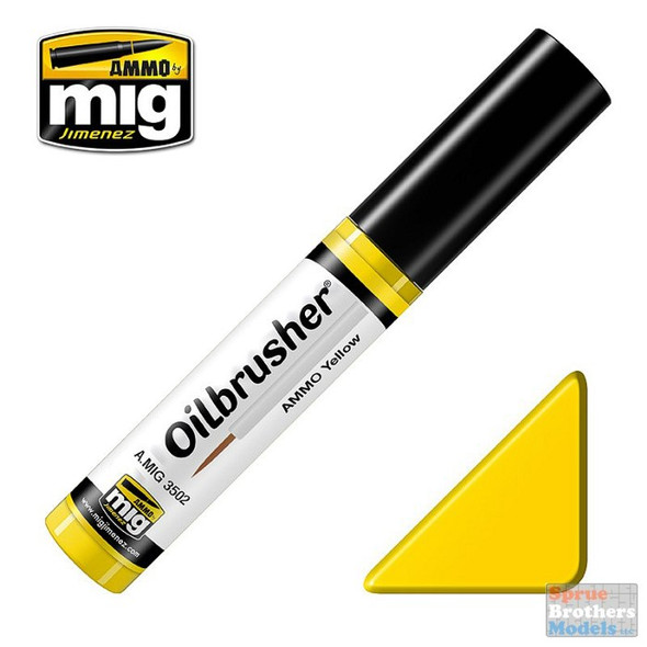 AMM3502 AMMO by Mig Oilbrusher - Ammo Yellow