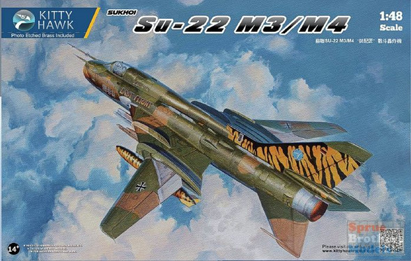 KTH80146 1:48 Kitty Hawk Sukhoi Su-22 M3/M4 Fitter-F