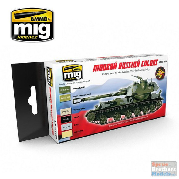 AMM7109 AMMO by Mig Paint Set - Modern Russian Colors
