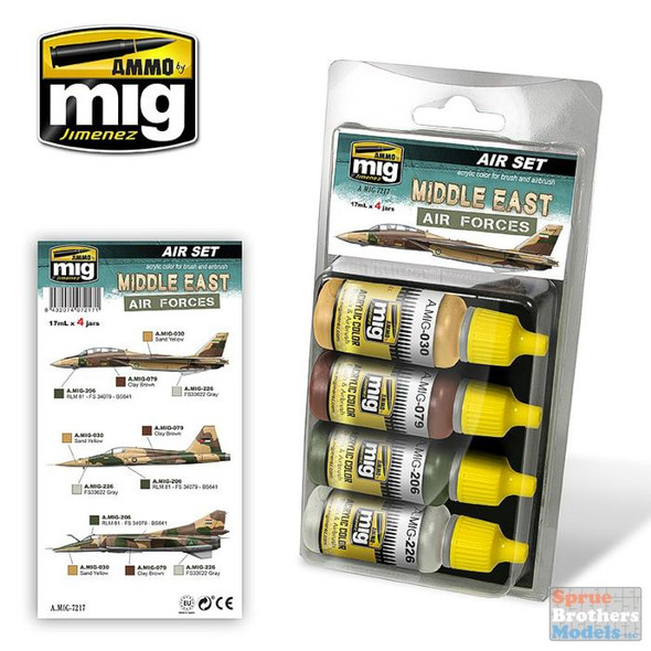 AMM7217 AMMO by Mig Paint Set - Middle East Air Forces