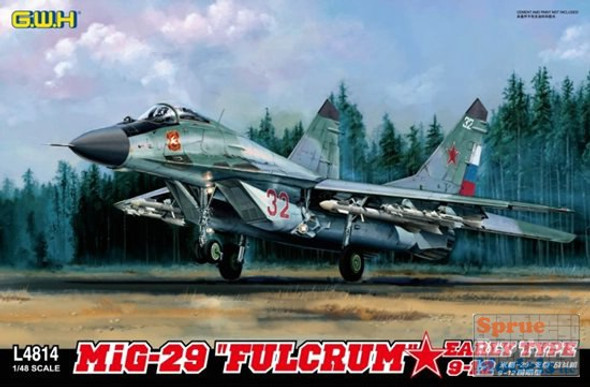 LNRL4814 1:48 Great Wall Hobby MiG-29 Fulcrum 9-12 Early Type