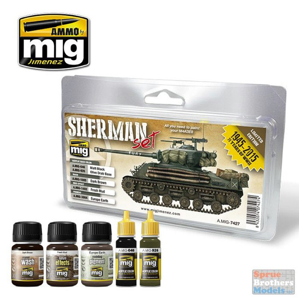 AMM7427 AMMO by Mig - Sherman Set