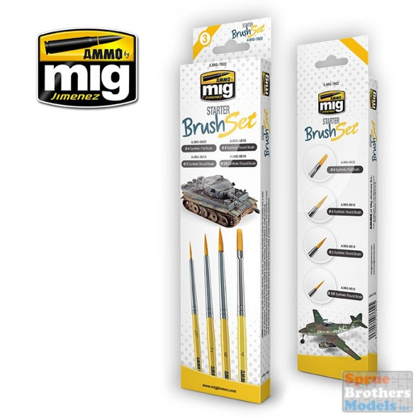 AMM7602 AMMO by Mig - Starter Brush Set