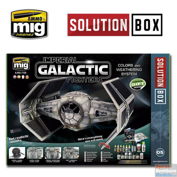 AMM7720 AMMO by Mig Solutions Box - Imperial Galactic Fighters Colors and Weathering System