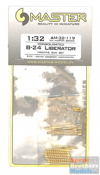 MASAM32119 1:32 Master Model B-24 Liberator Machine Gun Set