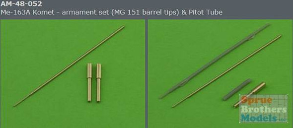 MASAM48052 1:48 Master Model Me 163B Komet Armament & Pitot Tube Set