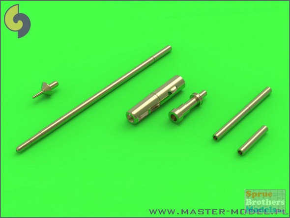 MASAM48089 1:48 Master Model MiG-15 & MiG-15bis Fagot Gun Barrels, Antenna Base & Pitot Tube Set