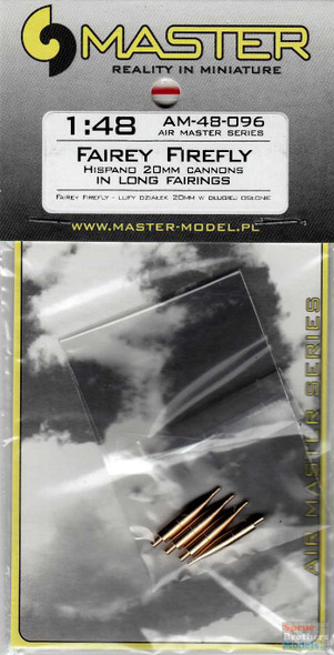 MASAM48096 1:48 Master Model Fairey Firefly Hispano 20mm Cannons in Long Fairings