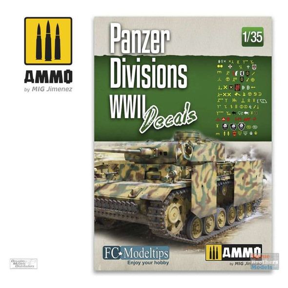 AMM8061 AMMO by Mig Decals - 1:35 WW2 Panzer Division Symbols and Tactical Markings