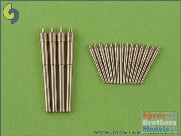 MASSM350022 1:350 Master Model IJN Mikasa armament - 30,5cm (4pcs), 15,2cm (14pcs) barrels #SM350022