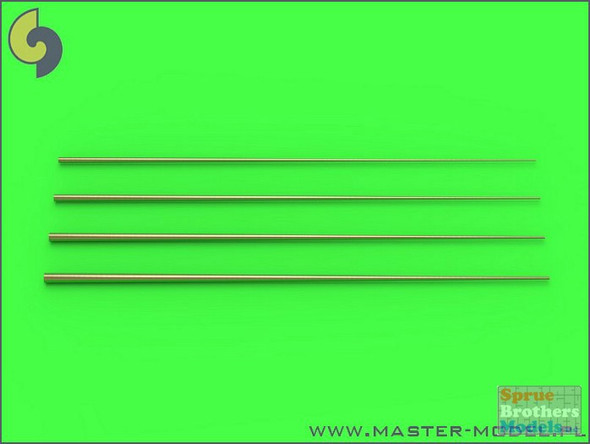 MASSM350089 1:350 Master Model Tapered Masts Set No 1 (L = 100mm with Diameters = 0.3/1.2mm, 0.4/1.5mm, 0.5/1.8mm, 0.6/2.0mm)