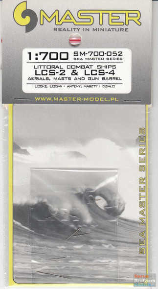 MASSM700052 1:700 Master Model LCS-2 & LCS-4 Aerials, Masts & Gun Barrel