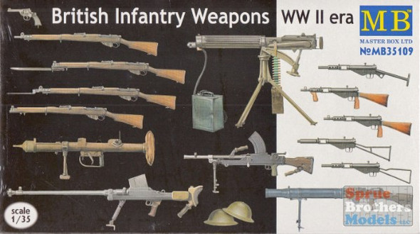 MBM35109 1:35 Masterbox British Infantry Weapons WW2 Era