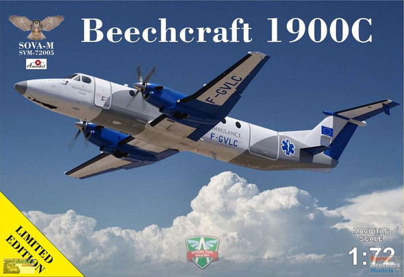 MDVSV72005 1:72 Modelsvit SOVA-M Beechcraft 1900C-1