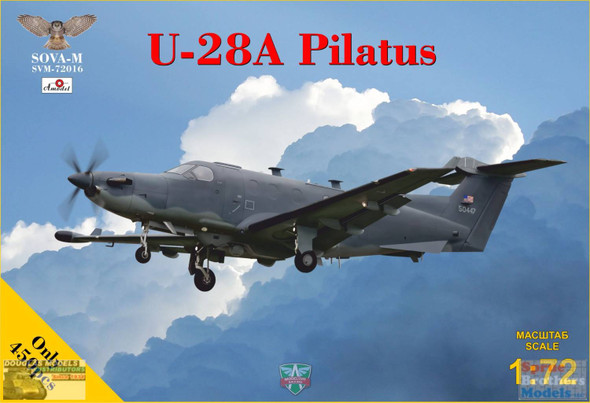 MDVSV72016 1:72 Modelsvit SOVA-M U-28A Pilatus (ISR version)