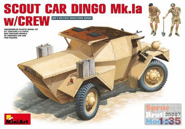 MIA35087 1:35 Miniart Dingo Mk.Ia Scout Car w/Crew