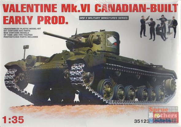 MIA35123 1:35 Miniart Valentine Mk VI Canadian Built Early