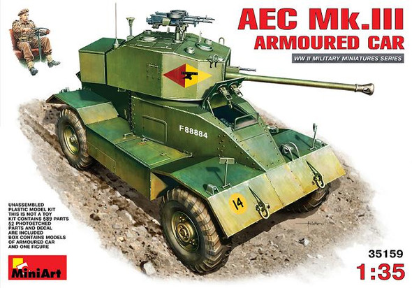 MIA35159 1:35 Miniart AEC Mk.III Armoured Car