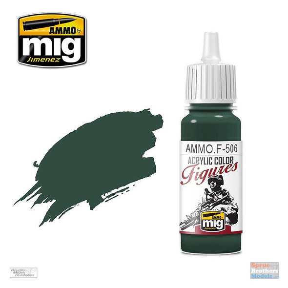 AMMOF506 AMMO by Mig Acrylic Figures Color - Medium Russian Green FS34092 (17ml bottle)