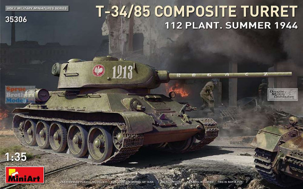 MIA35306 1:35 Miniart T-34/85 Composite Turret 112 Plant Summer 1944