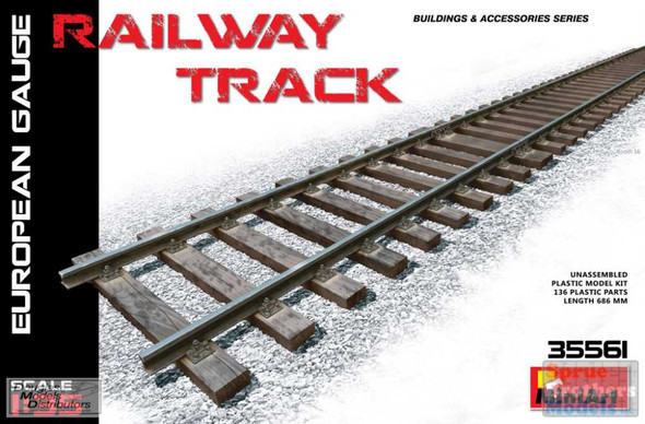 MIA35561 1:35 MiniArt Railway Track European Gauge