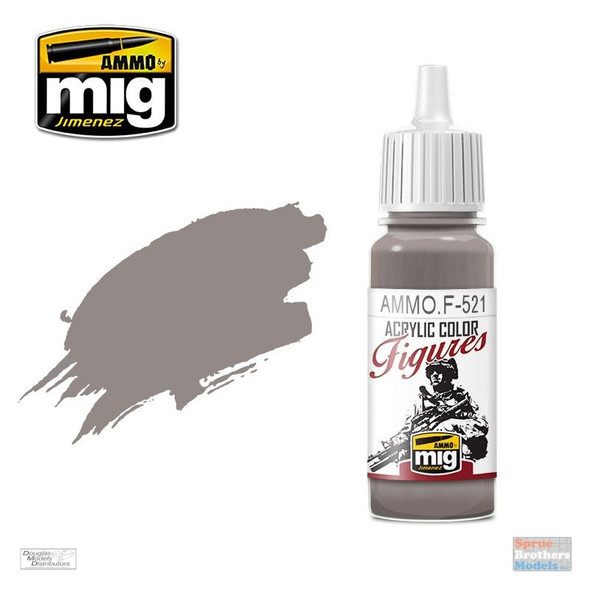 AMMOF521 AMMO by Mig Acrylic Figures Color - Grey Light Brown (17ml bottle)