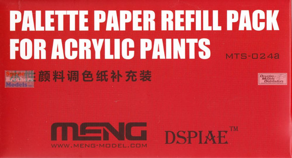 MNGMTS024A Meng Palette Paper Refill Pack for Acrylic Paints (10 sheets)