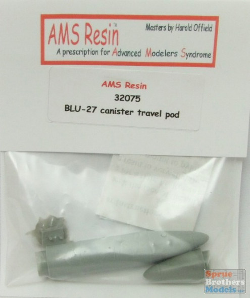 AMS32075 1:32 AMS Resin BLU-27 Canister Travel Pod