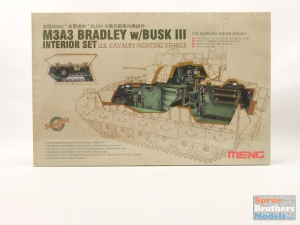 MNGSPS017 1:35 Meng Interior Set for M3A3 Bradley with BUSK III (MNG kit)