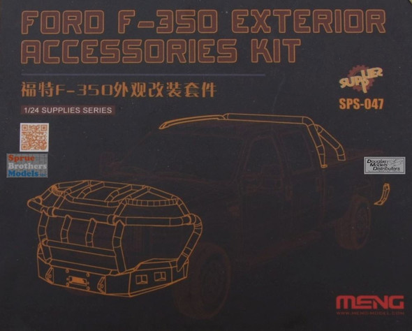 MNGSPS047 1:24 Meng Ford F-350 Exterior Accessories Kit