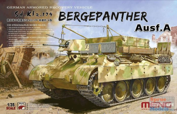MNGSS015 1:35 Meng Sd.Kfz.179 Bergepanther Ausf.A German Armored Recovery Vehicle