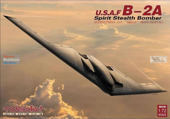 MOC72201 1:72 Modelcollect USAF B-2A Spirit Stealth Bomber