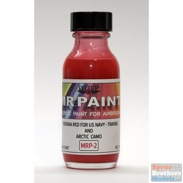 MRP002 MRP/Mr Paint - Insignia Red - US Navy Training & Artic Camo 30ml (for Airbrush only)