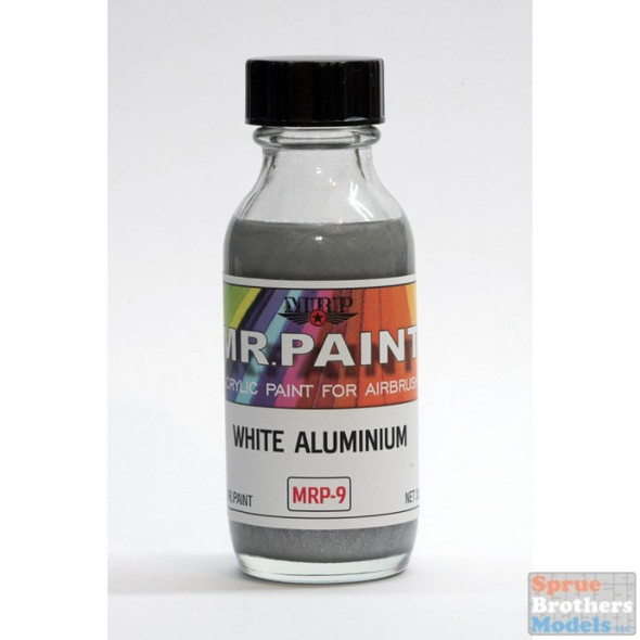 MRP009 MRP/Mr Paint - White Aluminium 30ml (for Airbrush only)