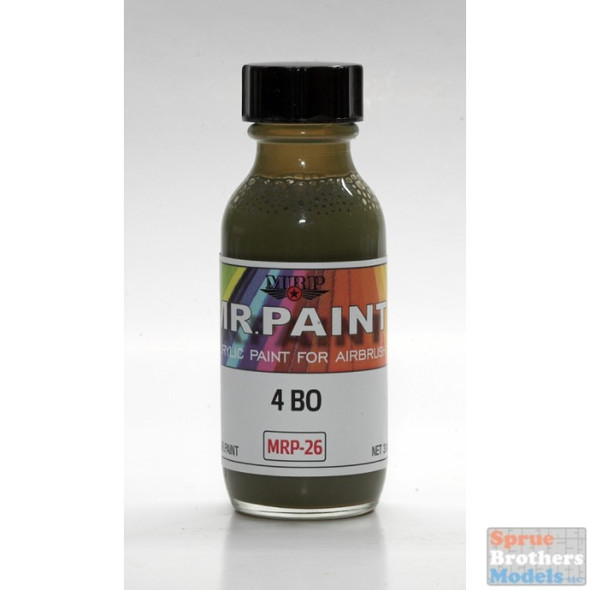 MRP026 MRP/Mr Paint - 4BO Russian AFV Green 30ml (for Airbrush only)