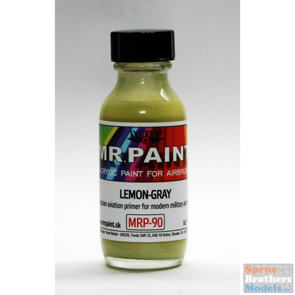 MRP090 MRP/Mr Paint - Lemon Grey (russian aviation primer) 30ml (for Airbrush only)