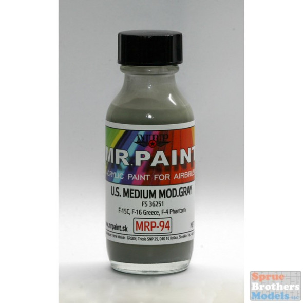 MRP094 MRP/Mr Paint - US Dark Medium Mod Grey FS36251 30ml (for Airbrush only)