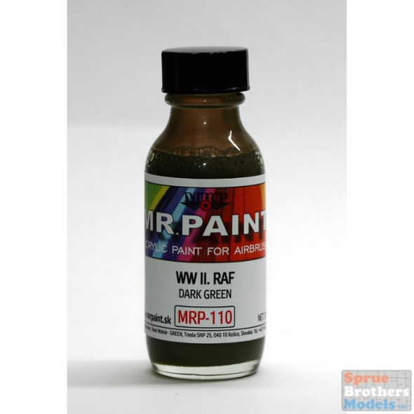 MRP110 MRP/Mr Paint - WW2 RAF Dark Green 30ml (for Airbrush only)