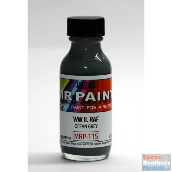 MRP115 MRP/Mr Paint - WW2 RAF Ocean Grey 30ml (for Airbrush only)