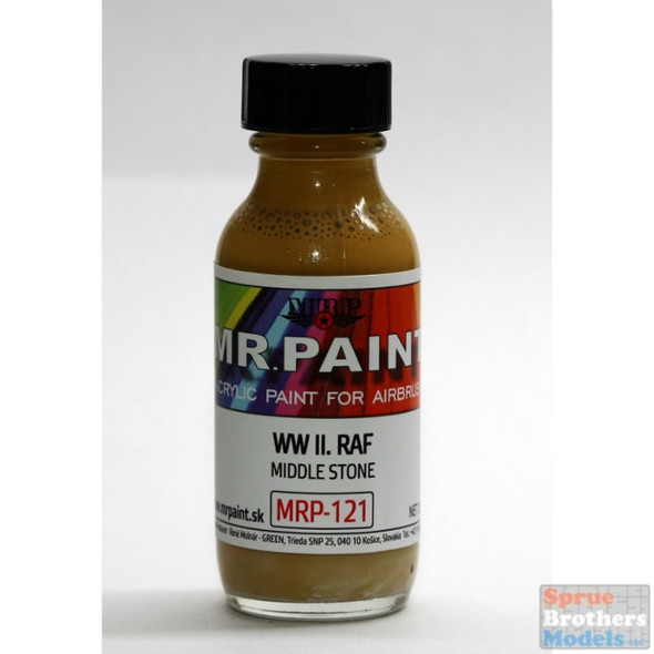 MRP121 MRP/Mr Paint - WW2 RAF Middle Stone 30ml (for Airbrush only)