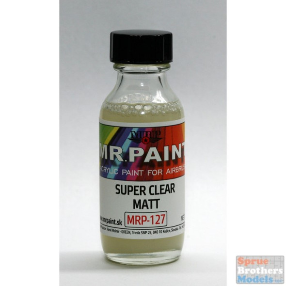 MRP127 MRP/Mr Paint - Super Clear Matt 30ml (for Airbrush only)