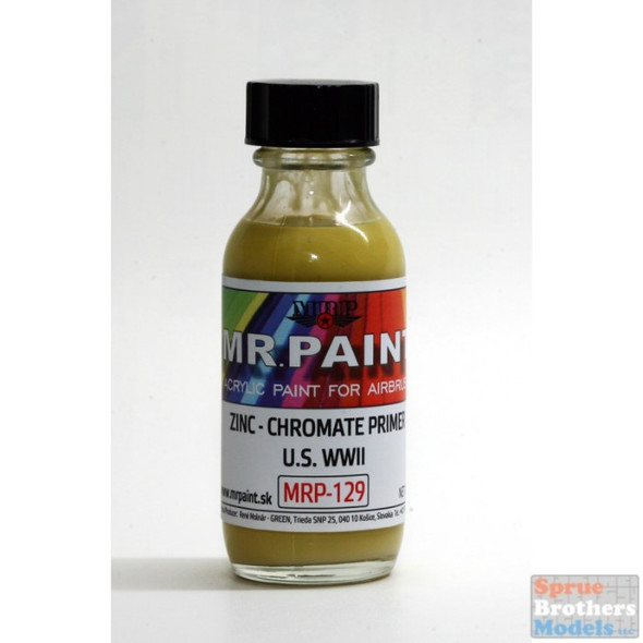 MRP129 MRP/Mr Paint - WW2 US Zinc-Chromate Primer 30ml (for Airbrush only)