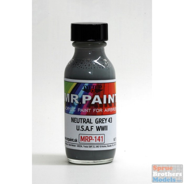 MRP141 MRP/Mr Paint - WW2 US Neutral Grey 43 30ml (for Airbrush only)