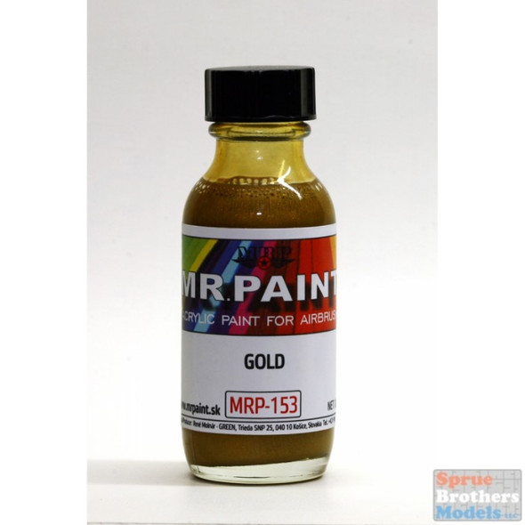 MRP153 MRP/Mr Paint - Gold 30ml (for Airbrush only)